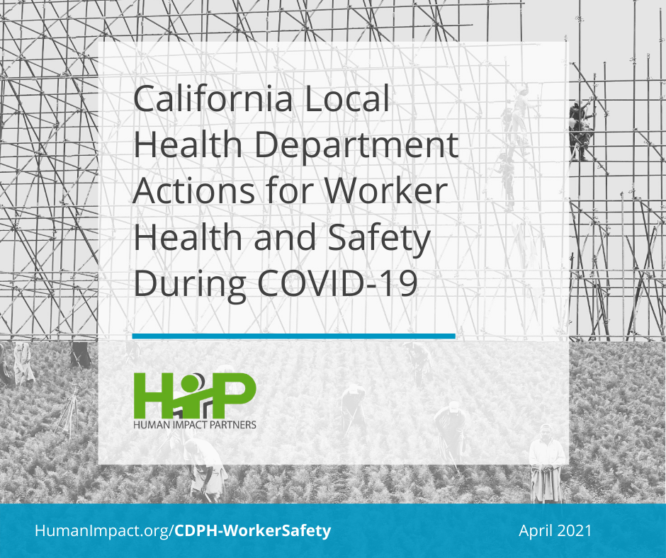 California Local Health Department Actions For Worker Health And Safety ...