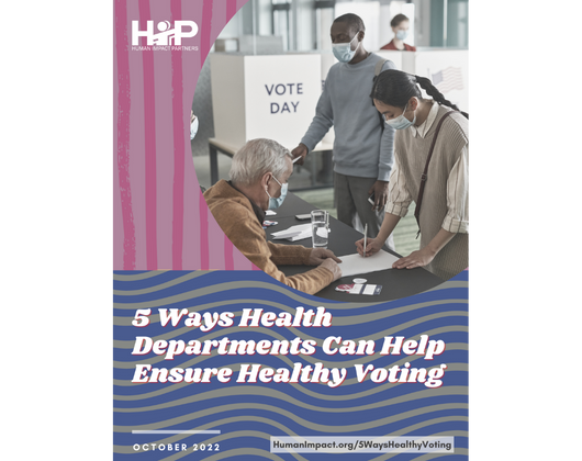 5 Ways Health Departments Can Help Ensure Healthy Voting: 2022