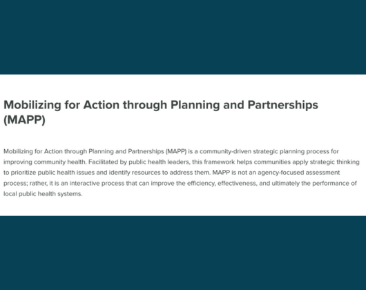 Mobilizing for Action through Planning and Partnerships (MAPP) Assessment Tools